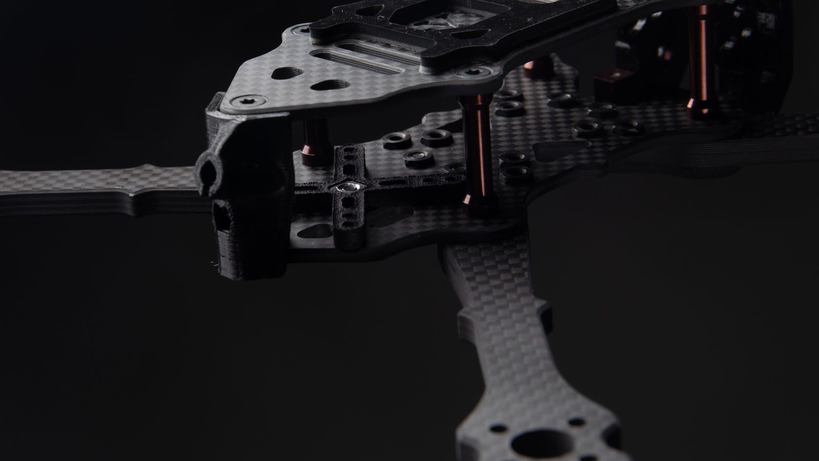 Pirat Shorty VTX slider system FPV drone frame